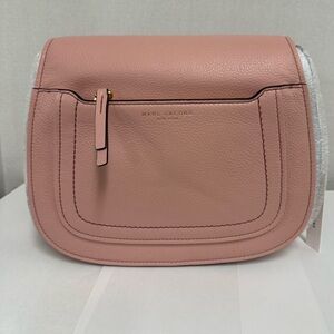 NWTS Marc Jacobs Rose Leather Crossbody Bag